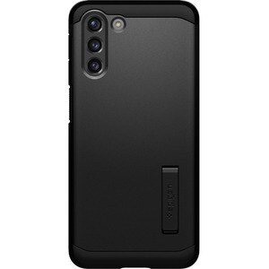 Spigen Tough Armor Case for Samsung Galaxy S21, Galaxy S21 5G Smartphone - Black - Impact Resistant, Drop Resistant - Ther