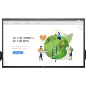 Dell Interactive C5522QT 139.7 cm (55") LCD Touchscreen Monitor - 16:9 - 1397 mm Class - 3840 x 2160 - 4K - In-plane Switc