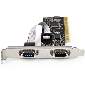 StarTech.com PCI Serial Parallel Combo Card with Dual Serial RS232 Ports (DB9) & 1x Parallel Port (DB25), PCI Adapter Expa
