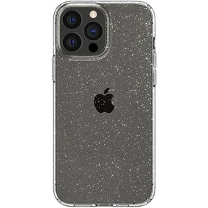 Spigen Liquid Crystal Glitter Case for Apple iPhone 13 Pro Smartphone - Crystal Quartz - Glitter - Shock Absorbing - Therm