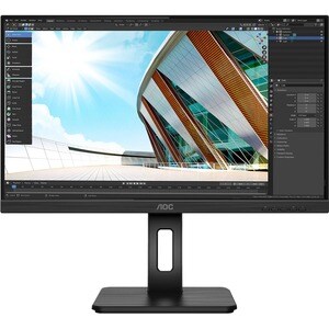 AOC 24P2C 60.5 cm (23.8") Full HD WLED LCD Monitor - 16:9 - Black - 609.60 mm Class - In-plane Switching (IPS) Technology 