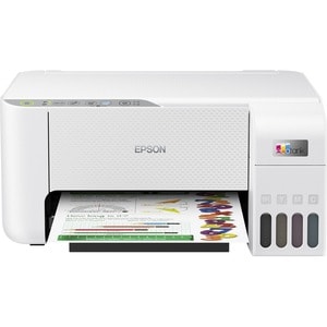 Epson EcoTank L3256 Wireless Inkjet Multifunction Printer - Colour - Black - Copier/Printer/Scanner - 33 ppm Mono/15 ppm C