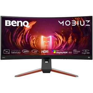 BenQ MOBIUZ EX3410R 34" WQHD Curved Screen LED Gaming LCD Monitor - 21:9 - 34" Class - Vertical Alignment (VA) - 3440 x 14