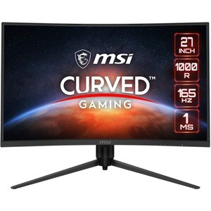 MSI Optix G271CQP 27" WQHD Curved Screen Gaming LCD Monitor - 16:9 - 27" Class - Vertical Alignment (VA) - 2560 x 1440 - 1