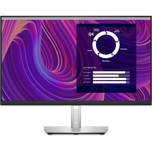 Dell P2423D 60.5 cm (23.8") WLED LCD Monitor - 16:9 - Black, Silver - 24.0" Class - In-plane Switching (IPS) Black Technol