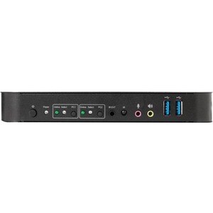 Club 3D DisplayPort/HDMI KVM Switch For Dual DisplayPort 4K 60Hz - 2 Computer(s) - 1 Local User(s) - 4096 x 2160 - 6 x USB