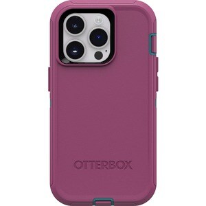 OtterBox Defender Rugged Carrying Case (Holster) Apple iPhone 14 Pro Smartphone - Canyon Sun (Pink) - Drop Resistant, Dirt