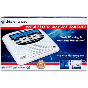 Midland WR120B Weather Alert - with Weather Disaster, NOAA All Hazard, Biological Hazard, Civil Emergency Message, Fire, C