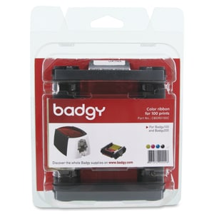 Badgy Color ribbon for 100 prints Badgy100 & Badgy200 (CBGR0100C) - Dye Sublimation - YMCKO