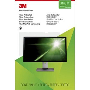 3M Anti-Glare Filter Clear, Matte - For 21.5" Widescreen LCD Monitor - 16:9 - Scratch Resistant, Fingerprint Resistant, Du