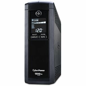 CyberPower UPS Systems CP1500AVRLCD Intelligent LCD -  Capacity: 1500 VA / 900 W - 1500VA/900W Line Interactive UPS, Mini-