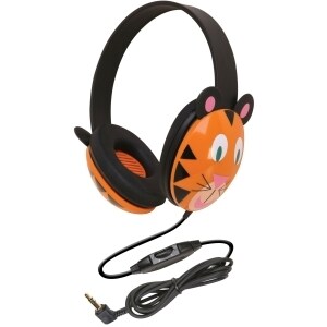 CALIFONE KIDS STEREO PC HEADPHONE TIGER DESIGN - Stereo - Mini-phone (3.5mm) - Wired - 25 Ohm - 20 Hz 20 kHz - Over-the-he