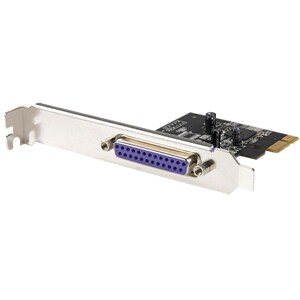 StarTech.com 1 Port PCI Express Dual Profile Parallel Adapter Card - SPP/EPP/ECP - 2x DB25 IEEE 1284 PCIe Parallel Card - 