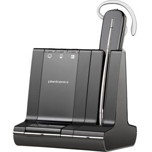 Plantronics Savi W740 Earset - Mono - Wireless - DECT - 393.7 ft - Over-the-head, Behind-the-neck, Over-the-ear - Monaural