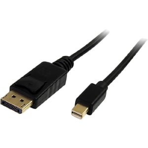 Cable Adaptador de 2m Mini DisplayPort a DisplayPort 1.2 - 4K x 2K UHD - Cable para Monitor Mini DP a DP - Extremo prinicp