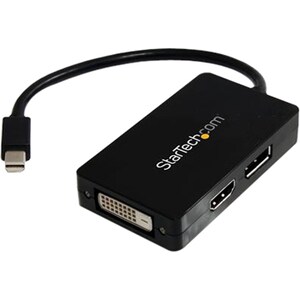 StarTech.com Adattatore Mini DisplayPort a DisplayPort/DVI/HDMI - Convertitore mDP 3 in 1 - Estremità 1: 1 x Mini DisplayP