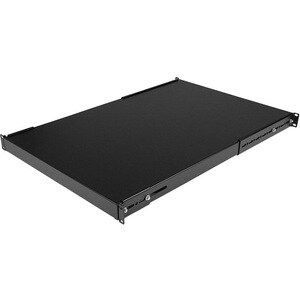 StarTech.com 1U Adjustable Mounting Depth Rack Mount Shelf - Heavy Duty Fixed Server Rack Cabinet Shelf - 175lbs / 80kg - 