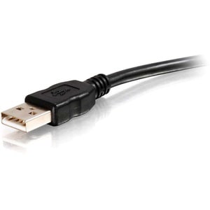 C2G 25ft USB Cable - USB A to USB B Cable - Active - Center Boost - M/M - 25 ft USB Data Transfer Cable for Hard Drive, Pr