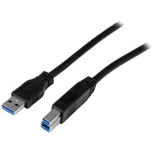 StarTech.com 2m (6 ft) Certified SuperSpeed USB 3.0 A to B Cable - M/M - First End: 1 x Type A Male USB, Male USB - Second