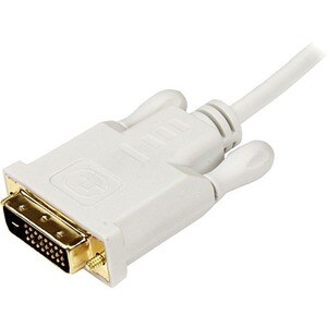 StarTech.com 3 ft Mini DisplayPort to DVI Adapter Converter Cable - Mini DP to DVI 1920x1200 - White - First End: 1 x Mini