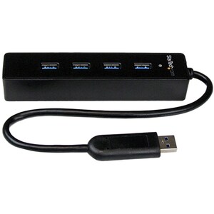 StarTech.com USB Hub - USB - External - Black - 4 Total USB Port(s) - 4 USB 3.0 Port(s) - PC, Mac
