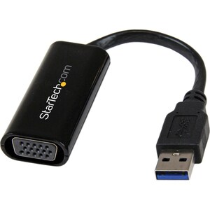 StarTech.com USB 3.0 to VGA Adapter - Slim Design - 1920x1200 - External Video & Graphics Card - Dual Monitor Display Adap