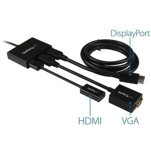 StarTech.com Adattatore multi monitor a 3 porte - DisplayPort 1.2 MST Hub a doppio display 4K 30Hz e 1x 1080p - DP a 3x DP