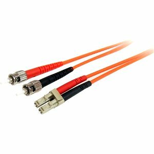 StarTech.com 1 m Fibre Optic Network Cable for Network Device - First End: 2 x LC Male Network - Second End: 2 x ST Male N
