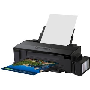 Epson L L1800 Desktop Inkjet Printer - Colour - 15 ppm Mono / 15 ppm Color - 5760 x 1440 dpi Print - Manual Duplex Print -