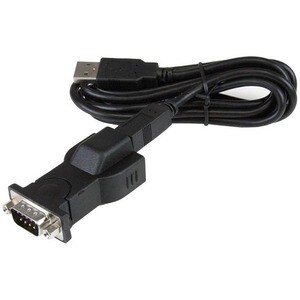 StarTech.com USB to Serial Adapter - Detachable 6 ft USB A-B Cable - Prolific PL-2303 - USB to RS232 Adapter Cable - 1 x T