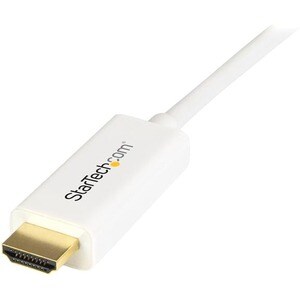 StarTech.com Mini DisplayPort to HDMI Converter Cable -1,8m ( 6 ft.) - mDP to HDMI Adapter with Built-in Cable - (M / M) U