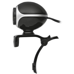 Webcam Trust Exis - 0,3 Megapixel - Nero, Argento - USB 2.0 - 640 x 480 Video