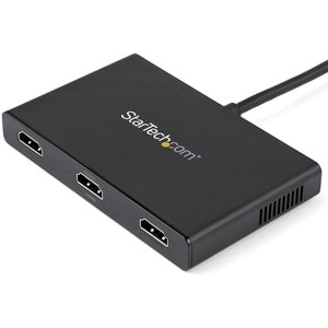 StarTech.com Splitter Multiplicador Mini DisplayPort a 3 puertos HDMI - Hub MST DP 1.2 - 30 Hz a 60 Hz - 3840 × 2160 - 15,