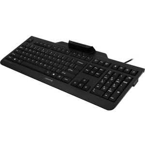 CHERRY KC 1000 SC Security Keyboard - Cable Connectivity - USB Interface - 104 Key - English (US) - Black
