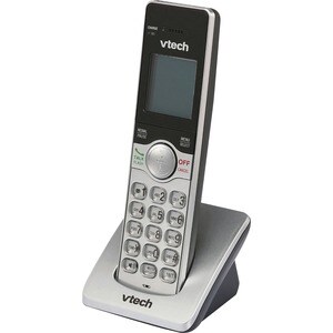 VTech Accessory Handset with Caller ID/Call Waiting - Cordless - DECT 6.0 - 50 Phone Book/Directory Memory - Black, Silver