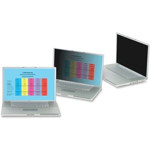 3M Privacy Filter Black, Matte - For 15.6" Widescreen LCD Notebook - 16:9 - Scratch Resistant, Fingerprint Resistant, Dust