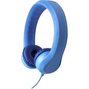FLEX PHONES FOAM HEADPHONES 3.5MM PLUG BLUE - Stereo - Blue - Mini-phone - Wired - 32 Ohm - 20 Hz 20 kHz - Over-the-head -