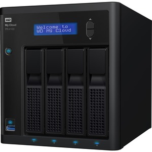WD 24TB My Cloud PR4100 Pro Series Media Server with Transcoding, NAS - Network Attached Storage - Intel Pentium N3710 Qua