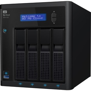 WD 16TB My Cloud PR4100 Pro Series Media Server with Transcoding, NAS - Network Attached Storage - Intel Pentium N3710 Qua