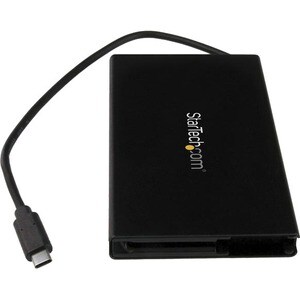 StarTech.com Box Case Esterno SATA SSD/HDD USB 3.1 (10 Gbps) da 2,5" con Cavo USB-C integrato - 1 x Disco rigido supportat