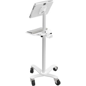 RISE FREEDOM - ROLLING FLOOR POLE STAND WHITE