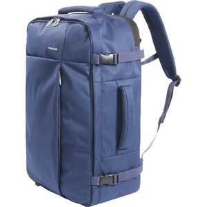 Tucano Tugò Carrying Case (Backpack) for 17.3" Notebook - Blue - Water Resistant - Shoulder Strap, Handle, Chest Strap