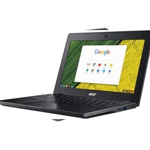 Acer C771T-C1WS 11.6" Touchscreen Chromebook - 1366 x 768 - Celeron 3855U - 4 GB RAM - 32 GB Flash Memory - Chrome OS - In