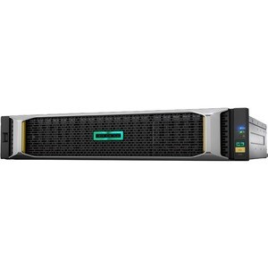 HPE MSA 2052 SAN Dual Controller SFF Storage - 24 x HDD Supported - 24 x SSD Supported - 2 x SSD Installed - 1.60 TB Total