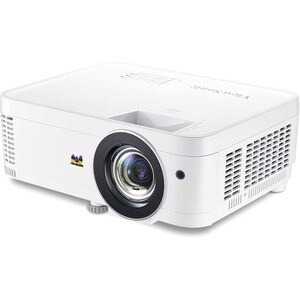 ViewSonic PX706HD 1080p Short Throw Projector with 3000 Lumens 22,000:1 DLP Dual HDMI USB C and Low Input Lag, Stream Netf