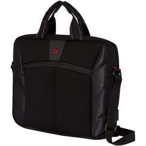 Wenger Sherpa 605295 Carrying Case (Sleeve) for 16" Notebook - Black - Polyester Body - Shoulder Strap, Trolley Strap, Han