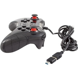 Verbatim Wired Controller for use with Nintendo Switch - Black - Cable - USB - Nintendo Switch - 6 ft Cable - Black