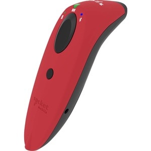 Socket Mobile SocketScan® S730, Laser Barcode Scanner, Red - Wireless Connectivity - 1D - Laser - Bluetooth - Red