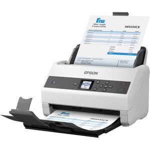 Epson WorkForce DS-970 Sheetfed Scanner - 600 dpi Optical - 30-bit Color - 10-bit Grayscale - 16 ppm (Mono) - 85 ppm (Colo