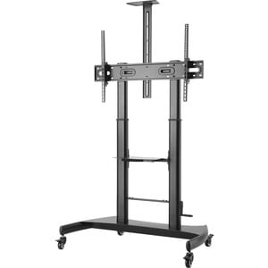 Soporte para pantalla V7 TVCART2 - Hasta 254 cm (100") para pantalla plana - 99,79 kg Capacidad de carga - 232 cm Altura x